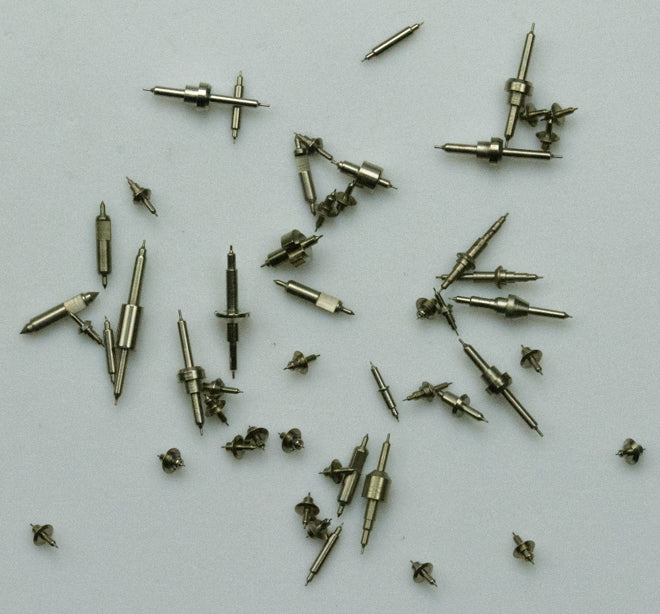 50x Pocket Watch Balance Staffs Vintage Watch Watchmakers Repairs Mixed Lot